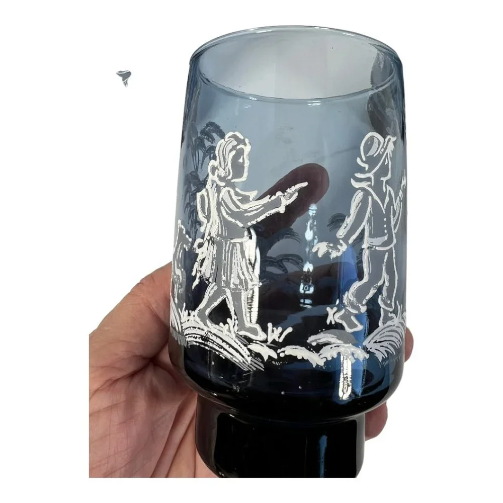 Vintage Libbey Mary ‎ Greggory Glasses Set of 4